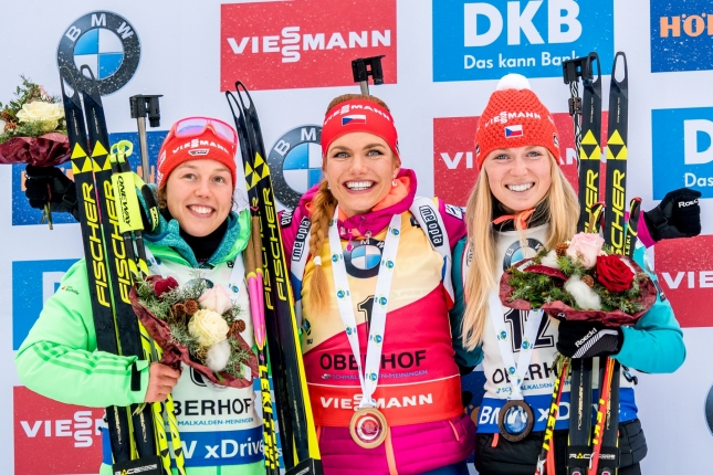 Oberhof ukončila jasným triumfom staro-nová biatlonová kráľovná z Česka