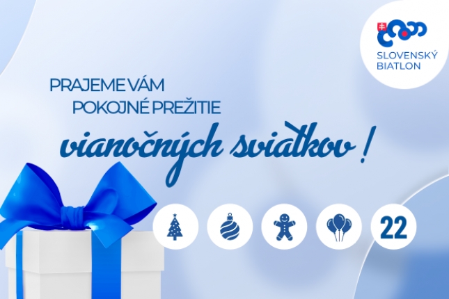 Slovenský biatlon želá šťastné a veselé Vianoce!