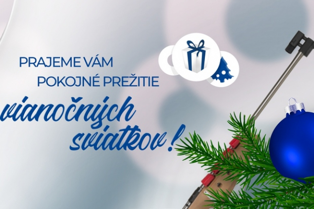 Slovenský biatlon želá šťastné a veselé Vianoce!