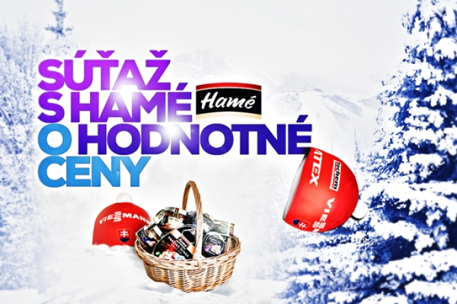 Súťažte s Hamé o kôš produktov a čapice slovenského tímu
